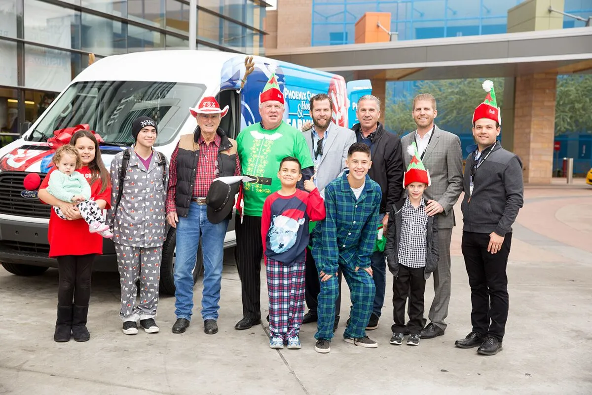 The Earnhardt Family Donates a Van to Phoenix Children's Hospital